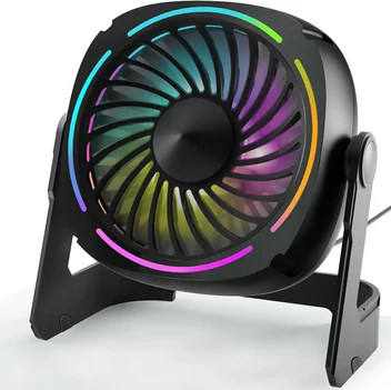 360° Rotatable USB Desk Fan