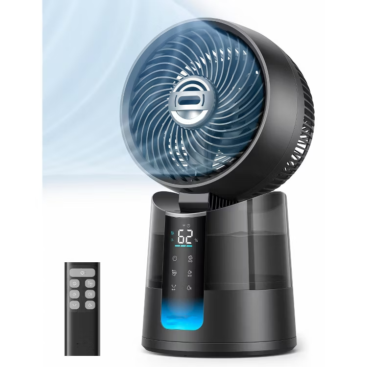 Smart Oscillating Misting Desk Fan
